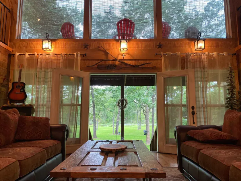 CabinOnTheCreek.Tx-Lake Limestone- tasteful rustic charm & grace. - Image 1