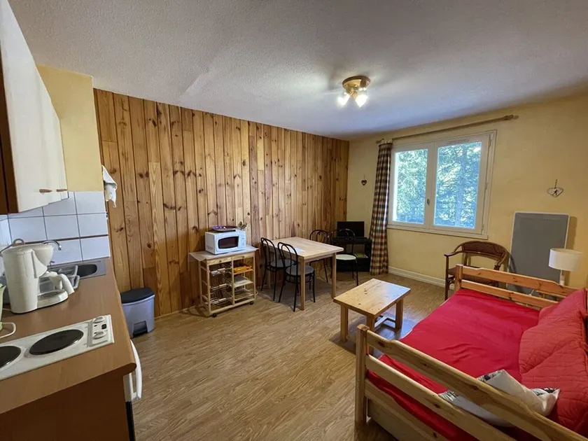Agréable T2 au pied des pistes avec piscine estivale, parking, et animaux bienvenus - Image 1