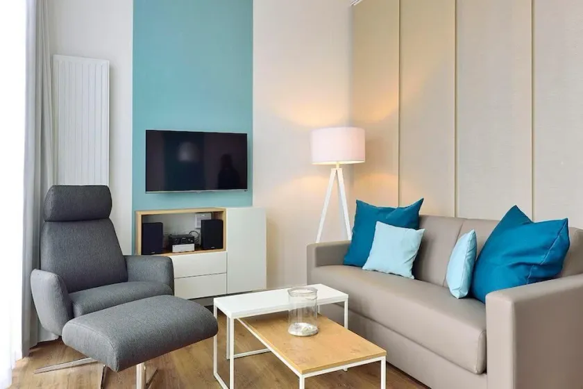 Tolles Apartment mit West-terrasse und Eigenem Strandkorb - nur 20 m zum Strand! - Image 1