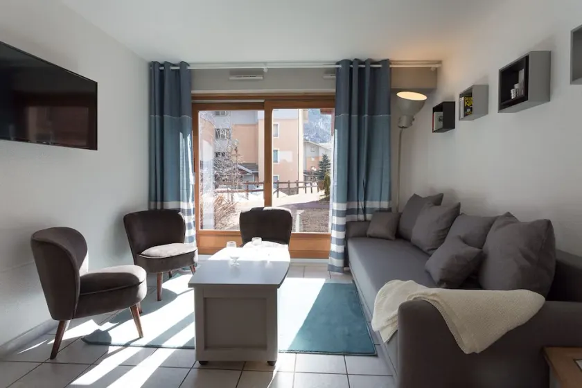 Maisonette triplex 3 soveværelser terrasse, 8 pers. Fod af spor + Lake Pontillas - Image 1
