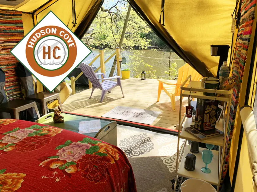 Hudson Valley’s Private Waterfront Camping Getaway - Image 1