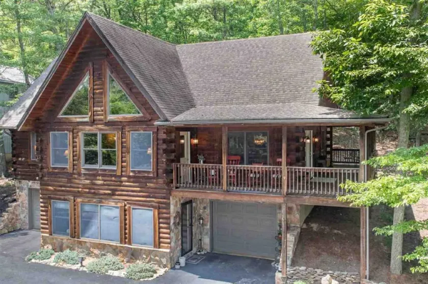 Moutain Top Log home mit Blick auf die Piste - Image 1