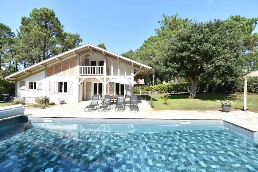 Hossegor \"CIGALON\" Villa landaise avec piscine chauffée pour 8 personnes. - Image 1