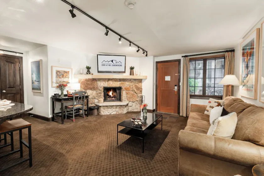 Charming Corner Condo, fireplace, spa access, two steps to Vail Village  and  Lifts - Image 1