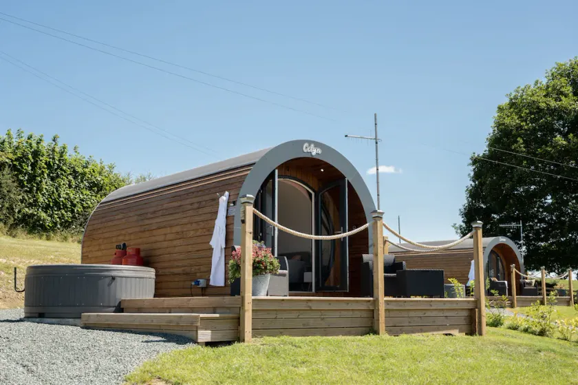 Celyn -  Glamping Pod with hot Tub Sleeping 2 People - Image 1