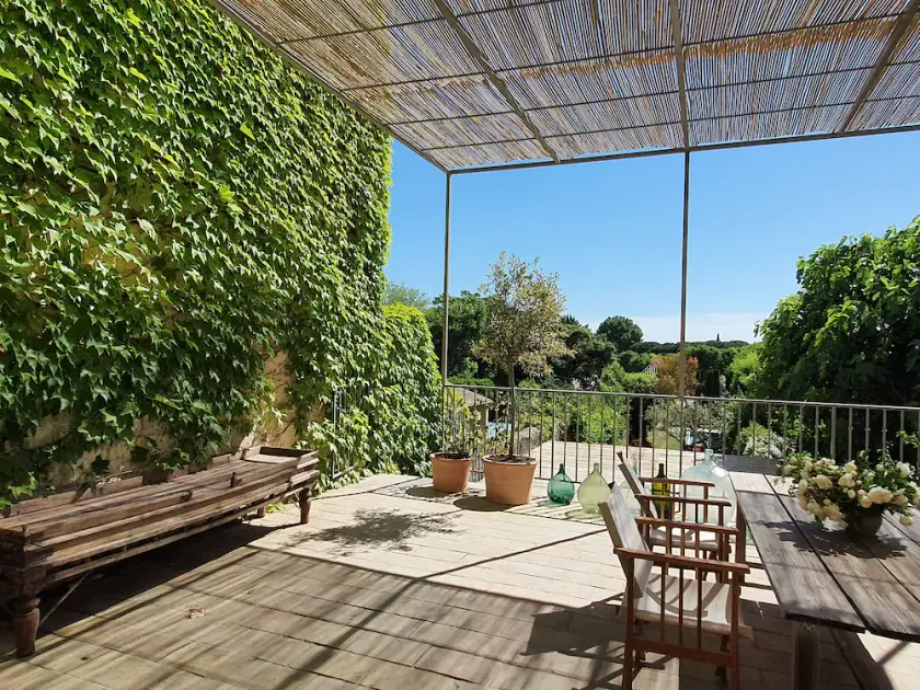 Les Canisses: Maison de charme piscine, terrasse, jardin, parking-Centre d'Uzès - Image 1