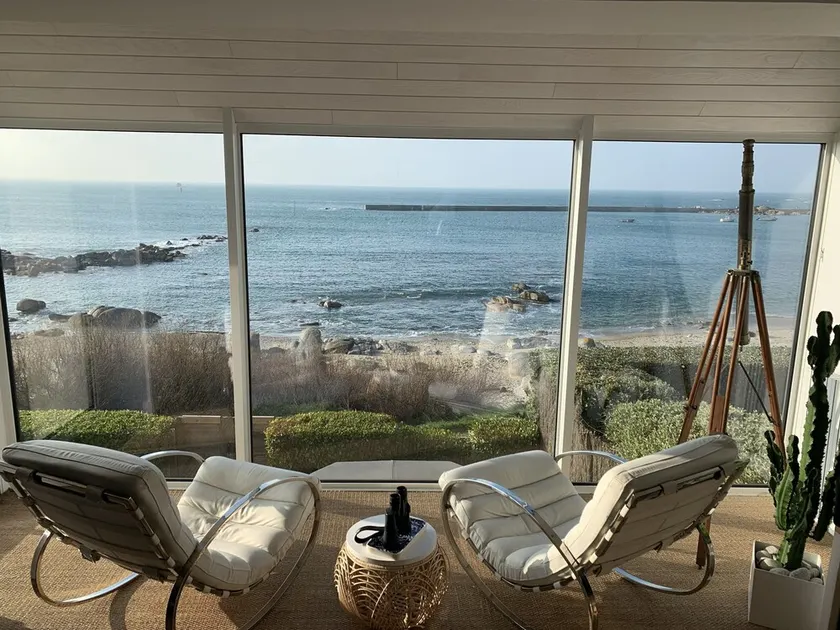 \"PARADISE BLUE\" schönes Haus, herrlichem Meerblick, der Strand am Ende der Terrasse - Image 1