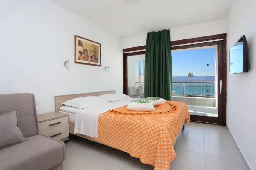 One bedroom apartment with terrace and sea view Duće, Omiš (A-2737-f) - Image 1