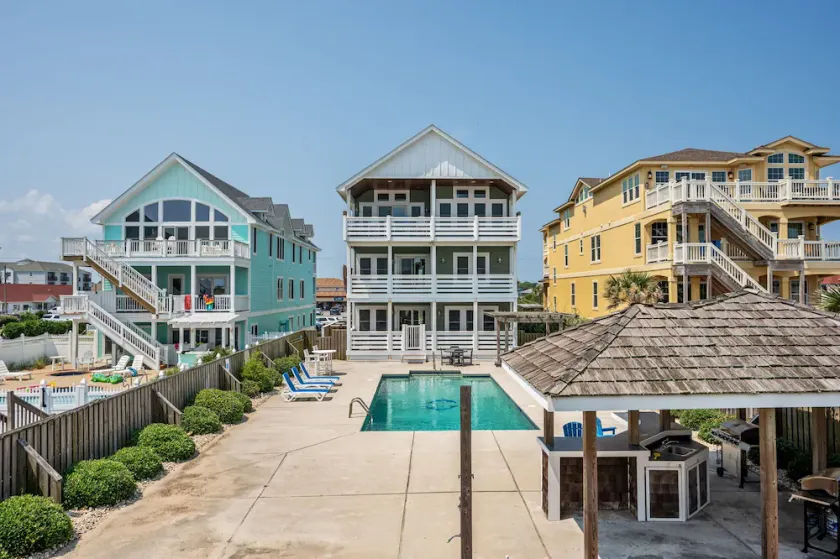 The Sandbox: Oceanfront, private pool, hot tub, rec & theater rooms, elevator! - Image 1