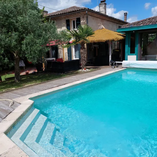 Maison Pierre 9 Couchages Piscine Chauffée Jacuzzi - Image 1