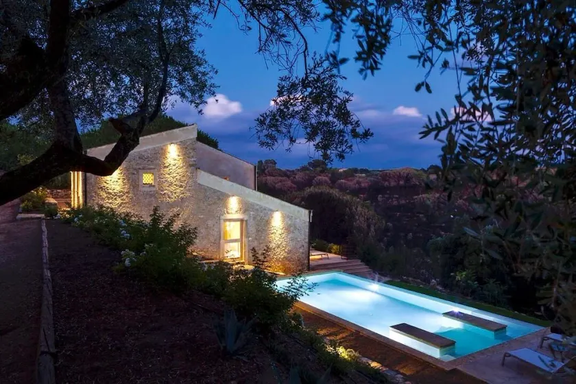 Villa Palmento-restored winery with heated pool in 24 acres - Image 1