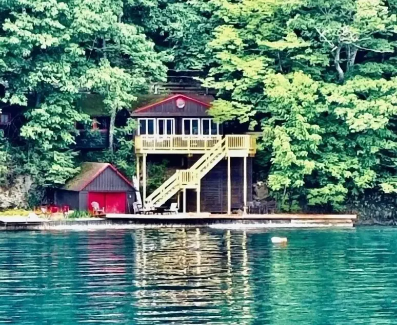 Skaneateles direkt lakefront 3 sovrum stuga med 1 sovrum gäststuga - Image 1