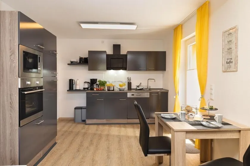 Vacation apartment with private patio and view of the stream - Image 1