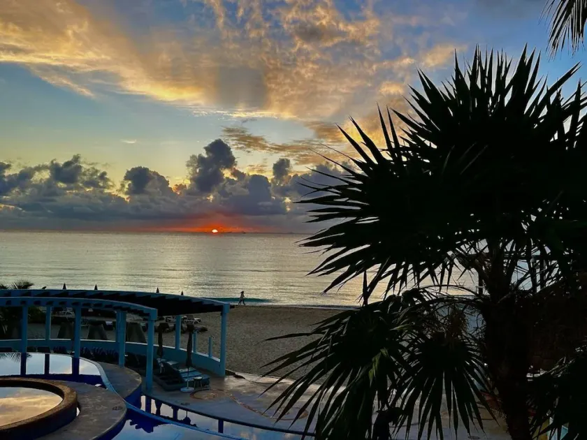 Beachfront Condo, Incredible Balcony View @ Fishermens Playacar 1 - Image 1