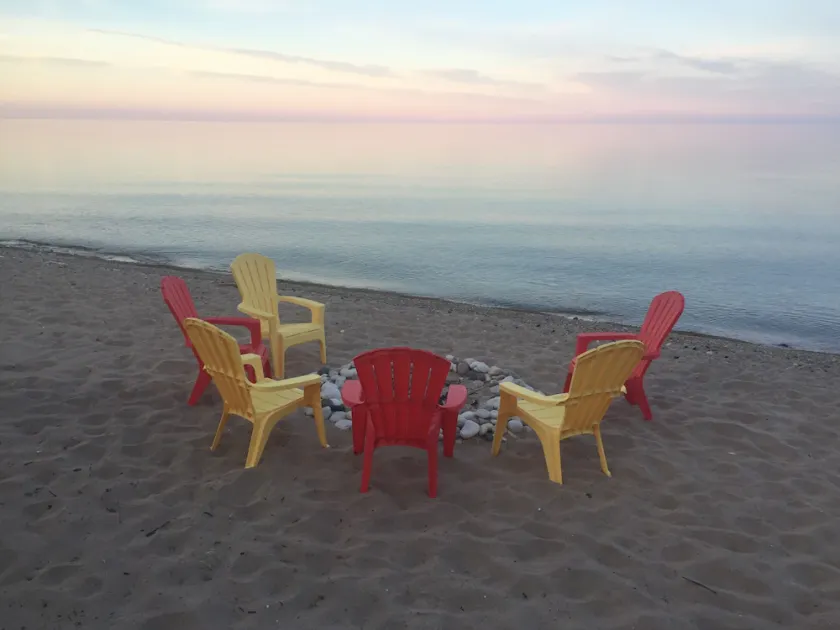 Lake Michigan Beach Home with Over 100’ of Private Sand Beach! Pets Welcome! - Image 1