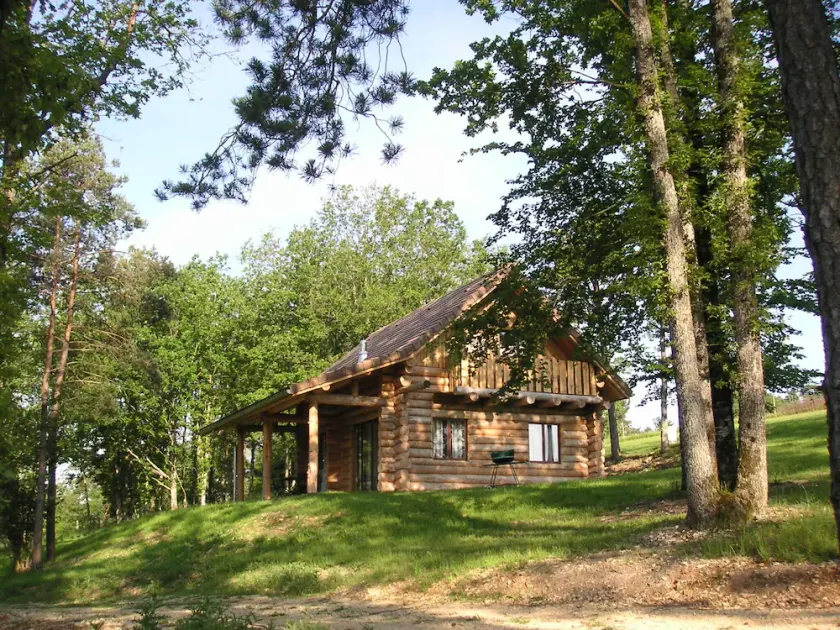 Champagne log cabin with SWIMMING POOL (summer) and SAUNA (winter) - Image 1