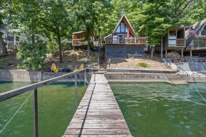 Pet Friendly A Frame w/ Private Dock & Great Lake Views - Image 1