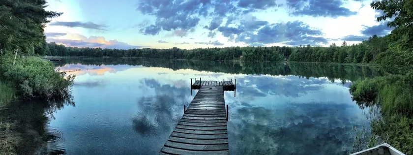 Peaceful Lakefront Cabin w/Dock, Fireplace, Private Setting Near Pictured Rocks - Image 1