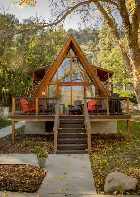 Rustic A-Frame Gorgeous Mountain View Close to All - Image 1