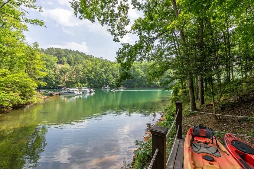 Lake Keowee Retreat • Swim Deck • Boat Slip • Sleeps 12 • Pet Friendly - Image 1