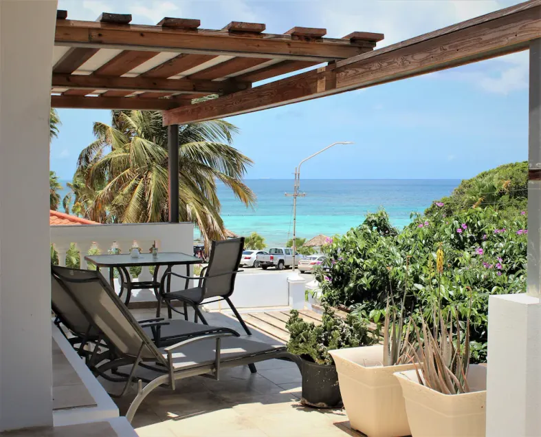 Beach villa blanche vue sur la mer appartement B, meilleur emplacement! - Image 1