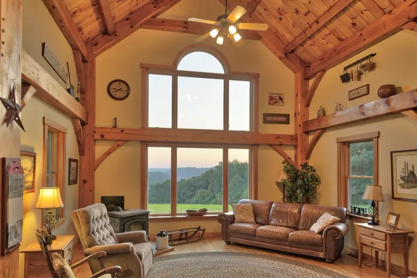 Lodge-Stil zu Hause auf 140 Hektar Farm. Fern aber nah an viel! Whirlpool, Haustiere - Image 1