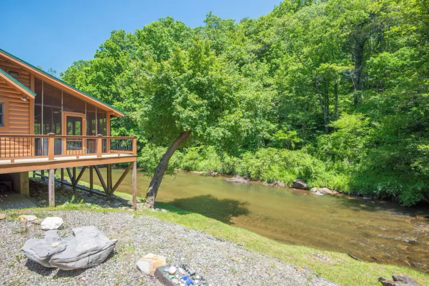 Cabin at Cranberry Mill - Private Creekfront Cabin in Laurel Springs - Image 1