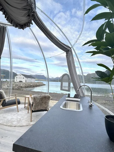 Glass domes at Arctic Ocean Lodge - Image 1