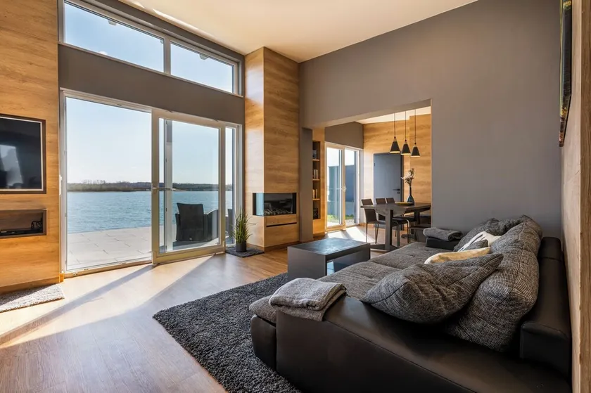 Dream house/private beach 120m², sauna, air conditioning,terrace,garden,barbecue,boat - Image 1