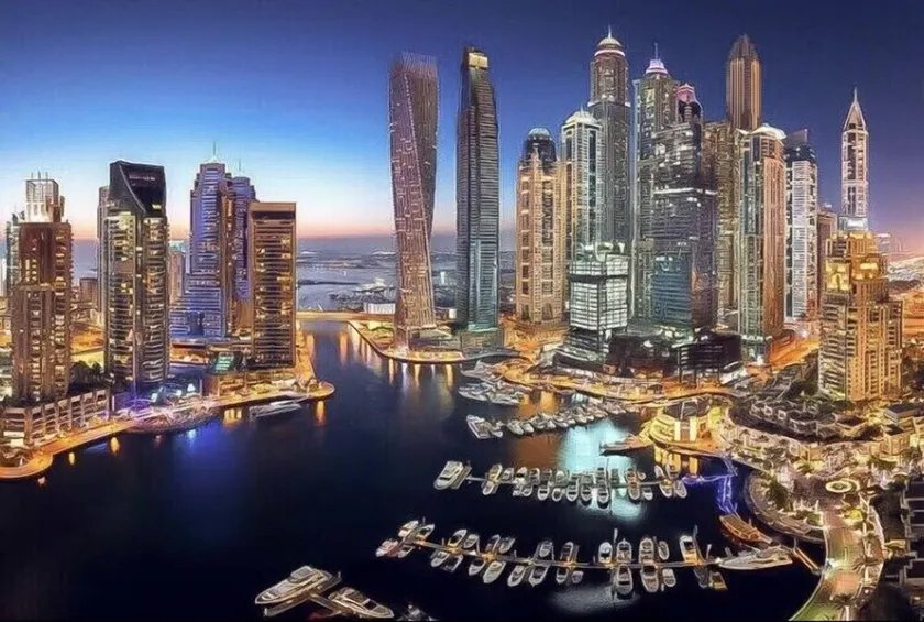 Dubai Marina Deluxe Apartment - Image 1