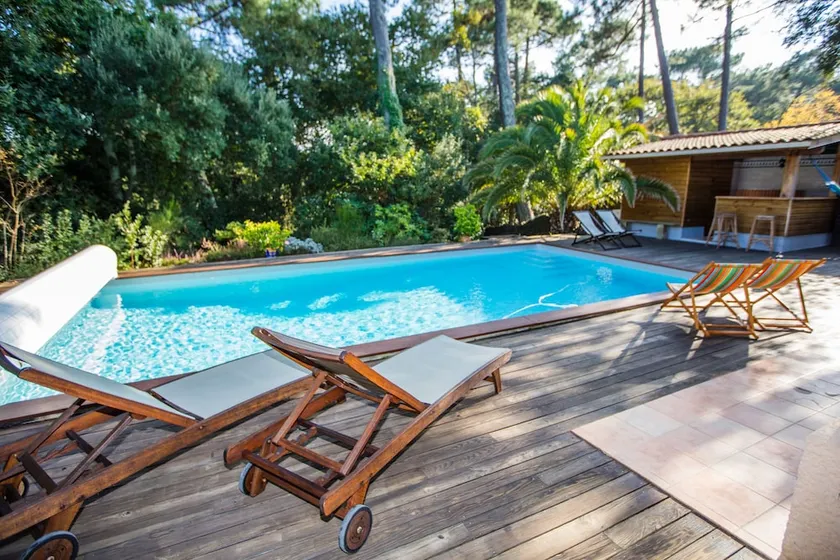 Villa 4* CAPBRETON, piscine chauffée entre plage et foret, 3 min de la plage - Image 1