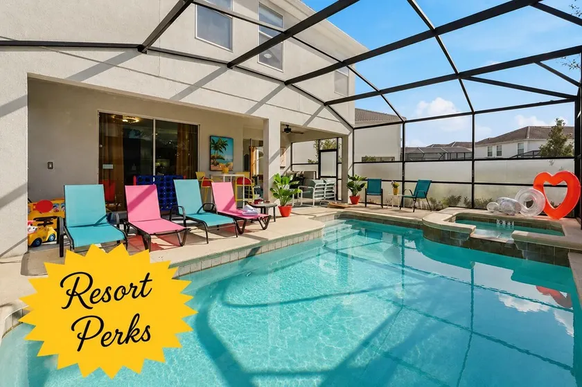 5miles to Disney, Heated Pool, Infinity Game Table, Opposite to resort amenities - Image 1