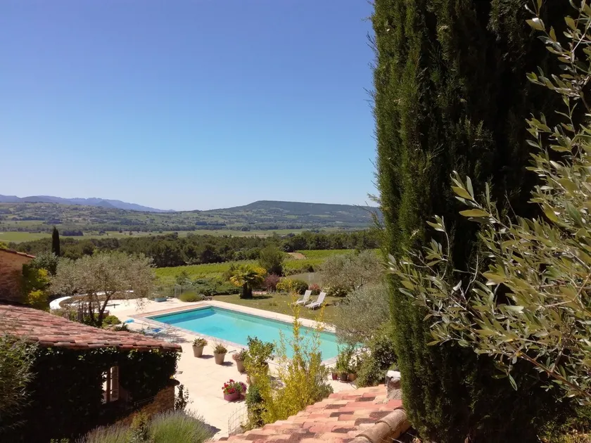 Drôme-LÍMITE CON -Gîte Vaucluse Piscina - Vista - Image 1