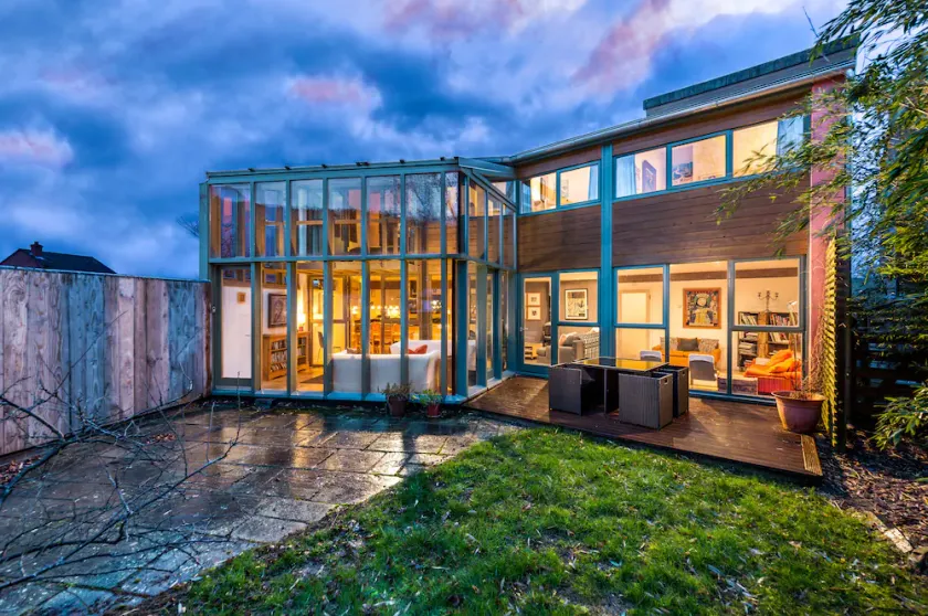 Architect designed Eco House in small village on the Wye Valley Walk. - Image 1