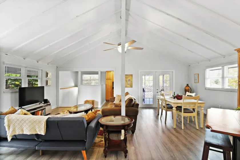 Cozy Retreat Near Crooked Lake with Gym, Games & Deck Views - Image 1