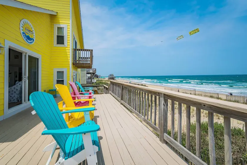 Sun Trippin' - S Nags Head MP 20.5, Oceanfront, Ocean View, Large Sun Decks, Close to Pier - Image 1