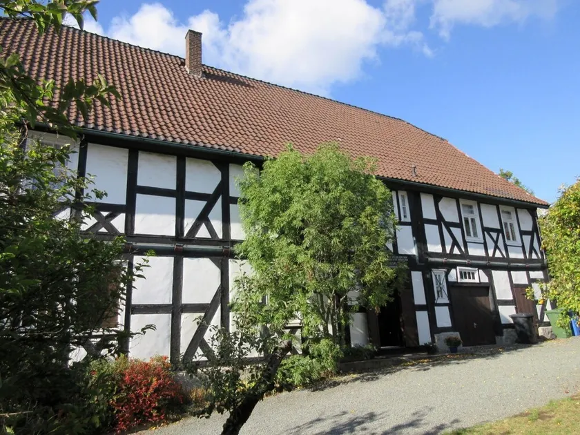 Musikhaus Medebach. Esta casa histórica fica na vila em Hochsauerland. - Image 1
