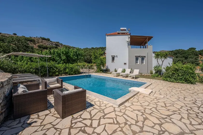 VILLA NEFELI, AVEC VUE MONTAGNE, PISCINE PRIVÉE ET JARDIN - Image 1