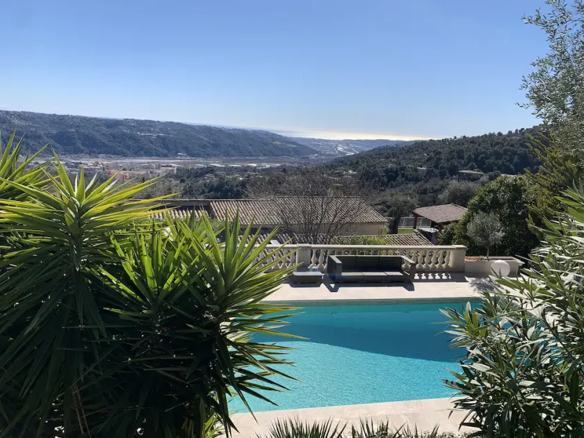 STUDIO INDEPENDENT POOL VILLA (4 PEOPLE) FRENCH RIVIERA NICE - PANORAMIC SEA VIEW - Image 1