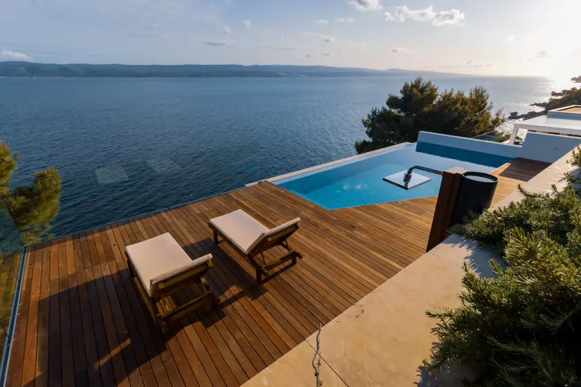 Villa Ruzmarina, 1 min gang til malerisk strand, fantastisk udsigt - Image 1