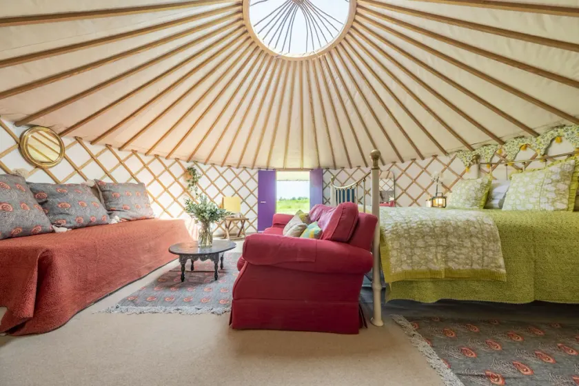 Luxury glamping in Constable Country - Valley View Yurt - Image 1