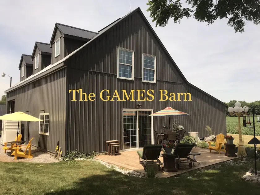 * 50 acre privat landsted med screenet-i gårdhave gym. Fire-pit Games Barn - Image 1