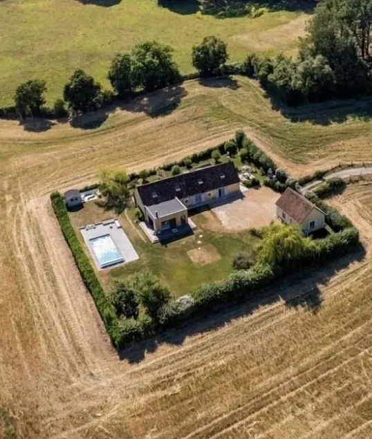 Vacker longère du Perche för 9 pers. Stora landskap, pool och utsikt! - Image 1