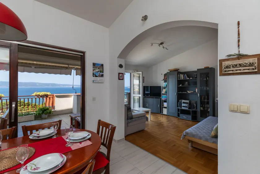 Three bedroom apartment with terrace and sea view Duće, Omiš (A-14587-a) - Image 1