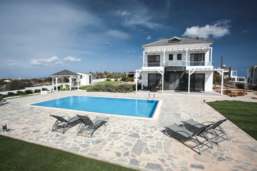 Bird's-eye Ayia Napa Bay View Villa - Image 1