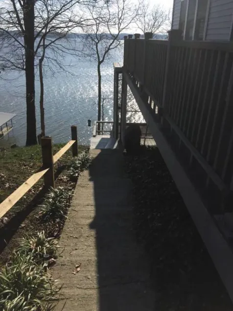 Dock on lake and our 750 sq ft cottage home at Kentucky Lake - Image 1