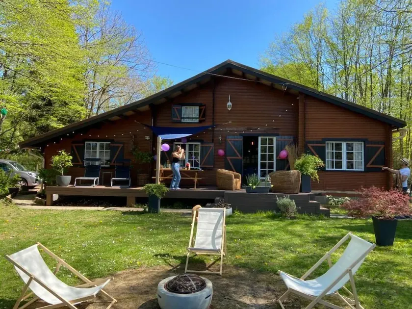 Chalet Cocooning de Campagne - Domaine Privé - 5 Étangs - Image 1