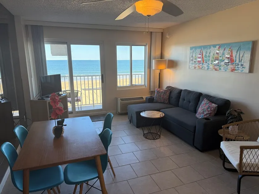 Dolphin Beach condo with indoor pool, ocean views, steps to the beach - Image 1