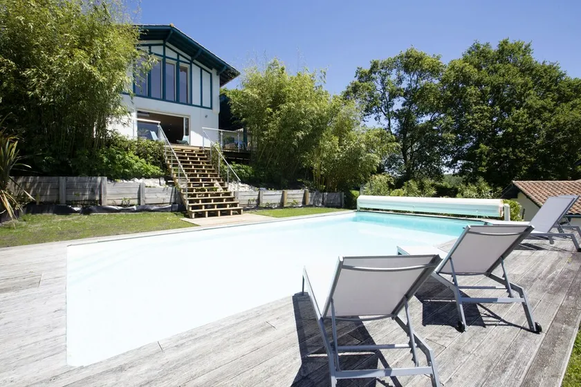 House w/ pool - 12 pers., quiet garden w/ stunning view on the BASQUE COUNTRY - Image 1