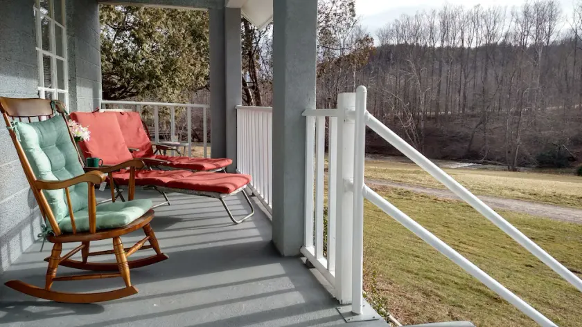 Tranquil sounds of the Dan River heard from the front porch or by the firepit. - Image 1